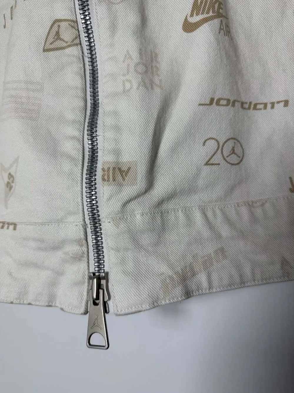 Jordan Flight Men's Heritage All Over Print Desert Tan Jacket